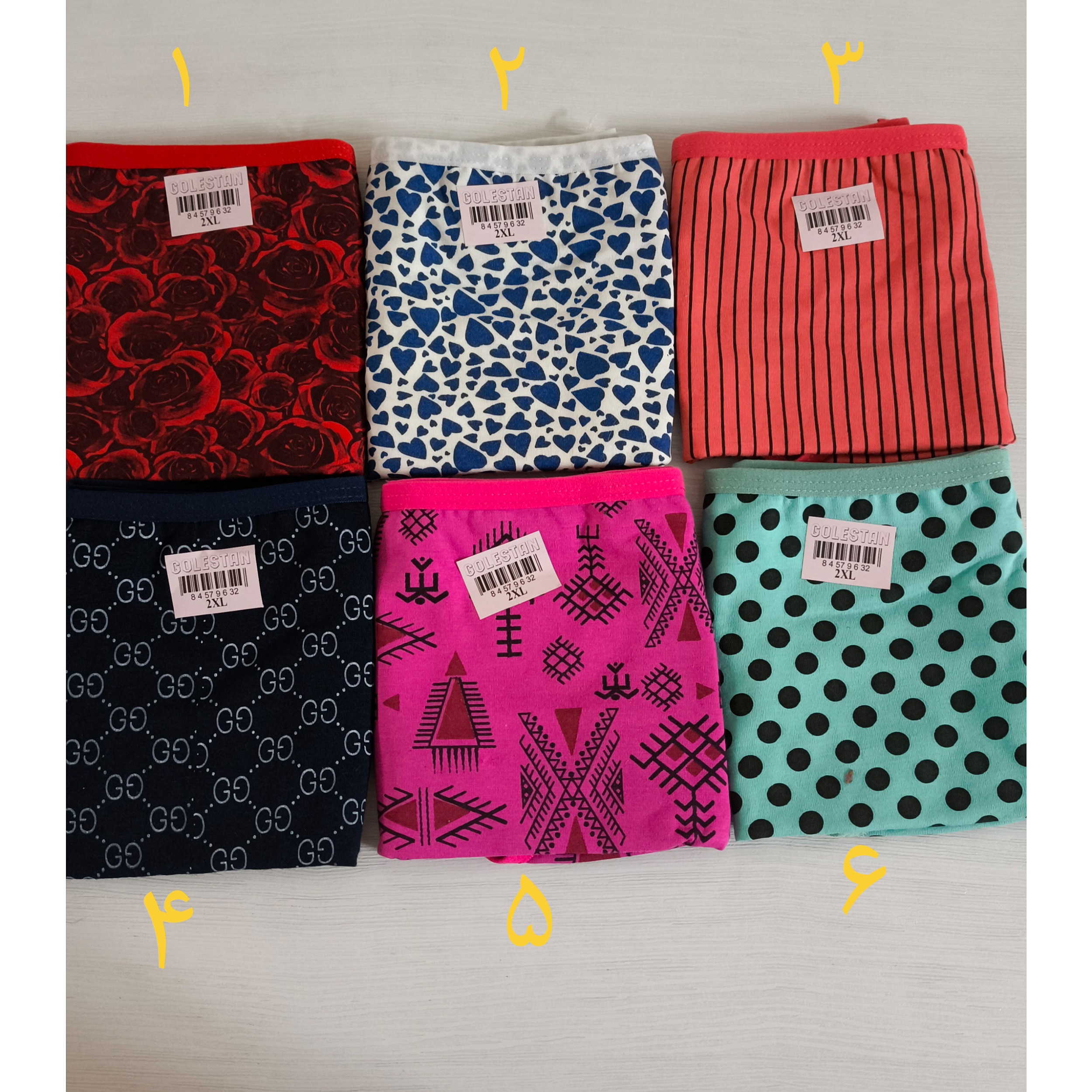 شورت زنانه xl  و 2xl نخ پنبه با کیفیت
